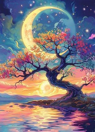 Алмазна мозаїка "дерево мрії" 25х25см bh019/регiон-ii yargo