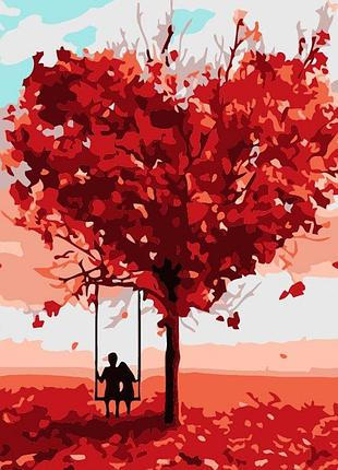 Картина по номерам дерево любви 20х20см, в термопакете hh5789 yargo