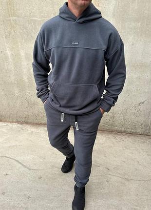 Теплий чоловічий флісовий костюм, фліс полар