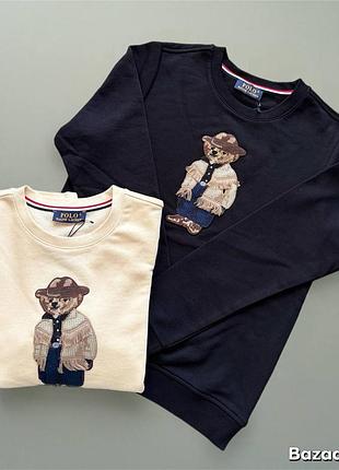 Свитшот женский от бренда ralph lauren в двух цветах.