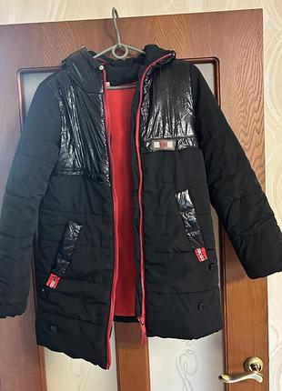Стильна тепла зимова куртка розмір s-m