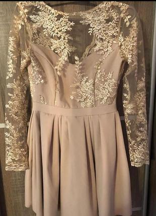 Сукня беж одягнена раз
