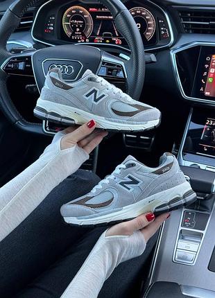 🌺жіночі кросівки new balance 2002r gray brown