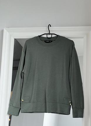 Базовий світшот кольору хакі віскоза