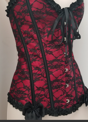 Новий червоно-чорний корсет