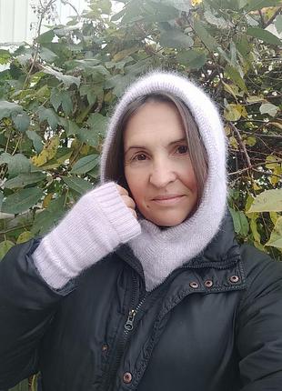 Капор капюшон шарф