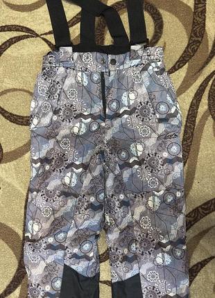 Штани-комбінезон дитячі зимові 116