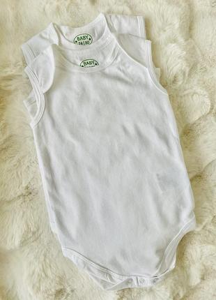 Набор из 2 боди для малыша (baby bodysuit) 50/56, 62/68, 74/80
