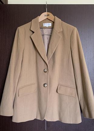 Базовий теплий однобортний піджак з вовни та кашемиру(розмір 14/42-16/44)