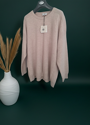 Пуловер кашеміровий бежевого кольору marina v paris, франція