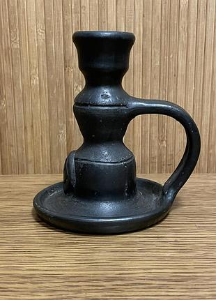 Керамічний свічник з підписом 90 з років