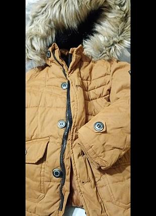 Детская теплая куртка на 3 года унисекс