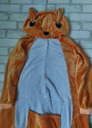 Кигуруми пижама оранжевая