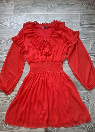 Нова червона сукня zara