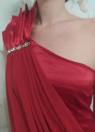 Яскраво - червоне вечірнє плаття бодикон lmc4 фото