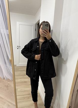 Джинсова куртка чорна