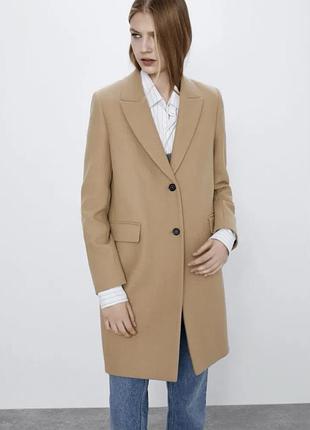 Женское пальто ф.zara лимитированная коллекция р.s-m