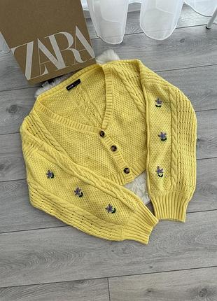 Кардиган shein светр з квіточками