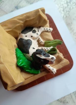Teviotdale springel spaniel статуэтка винтаж англия секонд собака спальниэль с ботинком
.