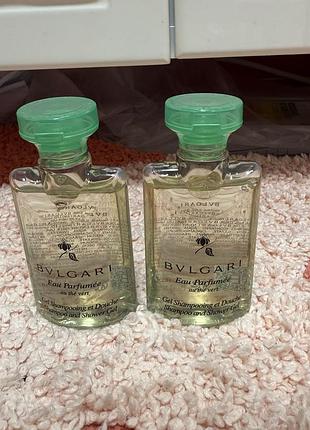 Bvlgari шампунь и гель для душа (green tea) 40 мл. 2 в 1