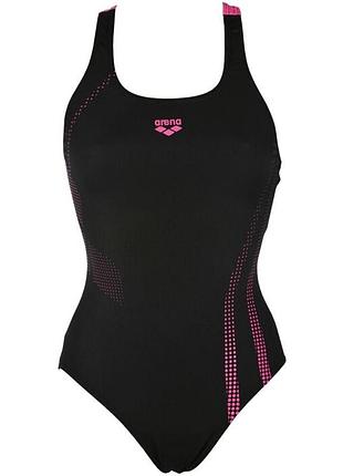 Женский слитный купальник arena w shadow one peace black-paparazzi