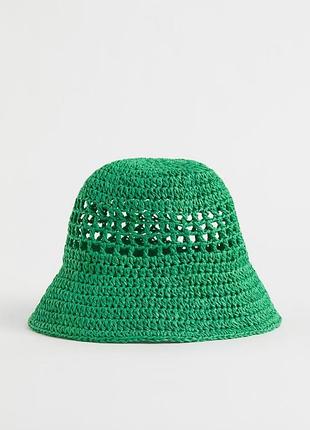 Солом'яний капелюх, в'язаний гачком h&m home