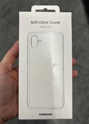 Прозорий чохол для телефону samsung a04