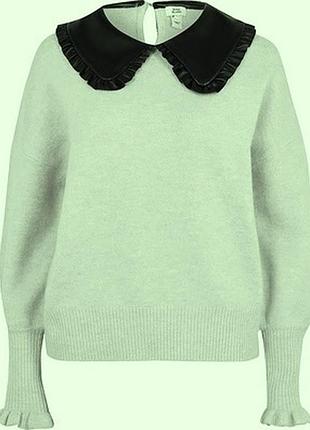 Милий м'який джемпер з коміром №64/3