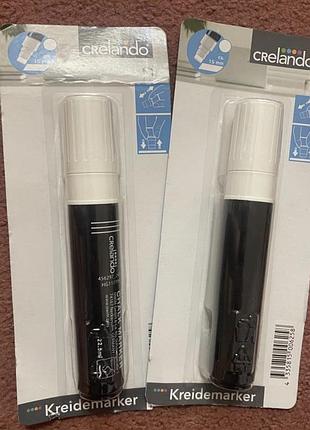 Білий крейдовий маркер crelando