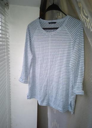 Кофта реглан с льном