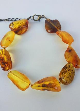 Браслет из натурального янтаря
