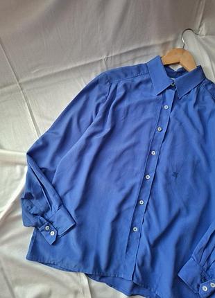 Винтажная шелковая блуза celine