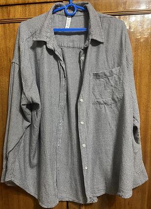 Брендова коттонова сорочка. розмір л.