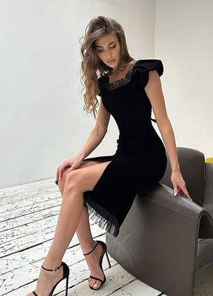 Невероятно красивое платье корсет королевский велюр