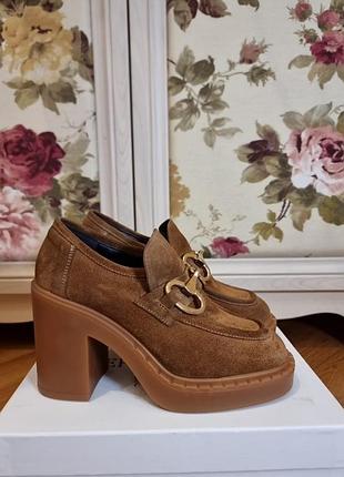 Туфли замшевые federica lanceni