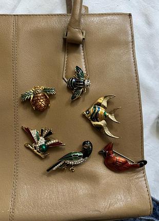 Вінтажні брошки