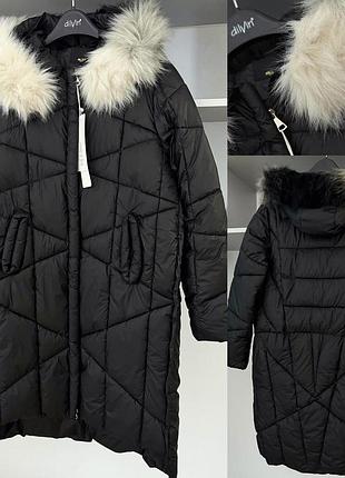 Подовжена куртка з капюшоном