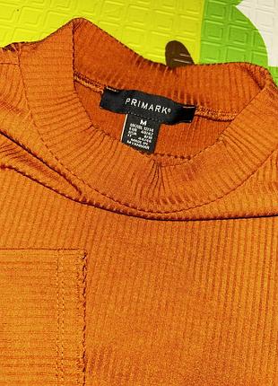 Primark лонгслів кофта м в рубчик 2