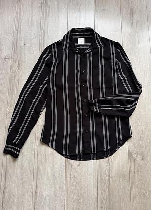 Sandro оригінальна сорочка в смужку рубашка полосатая