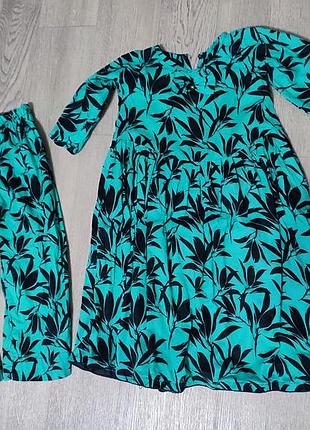 Комплект для девочки,костюм для девочки, платье+брюки