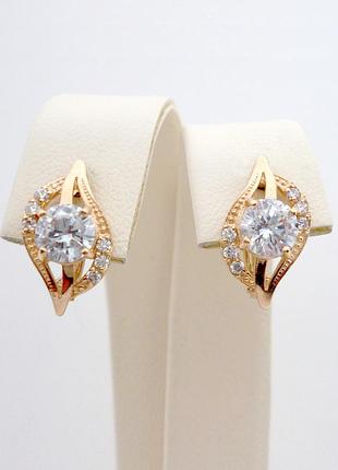 Золотые серьги 585 пробы 2,31 г. (арт. 60120)