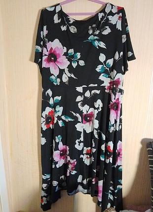 Сукня з асиметричним низом 60 розміру