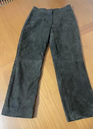 Брюки  тонка  замша  шоколадний колір