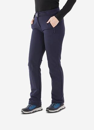 Тёплые, женские софтшелл штаны quechua sh500 (40)
