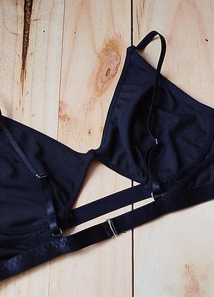 Черный бюстгальтер бралет размер xl