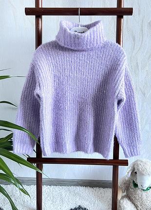 💫ніжний бузковий светрик від primark cares на 7-8 років, 122-128 см.