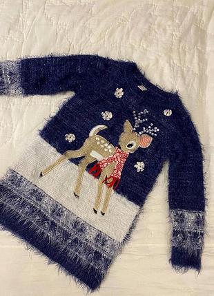 Новогодний свитер из бемби