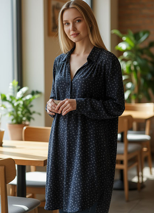 101.удобное вискозное платье в принт динамичного испанского бренда mango, бур-во туреченка