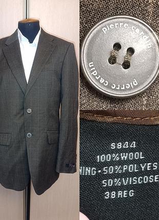 Шерстяной пиджак pierre cardin
