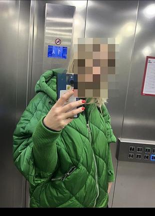 Куртка яскраво зелена італія